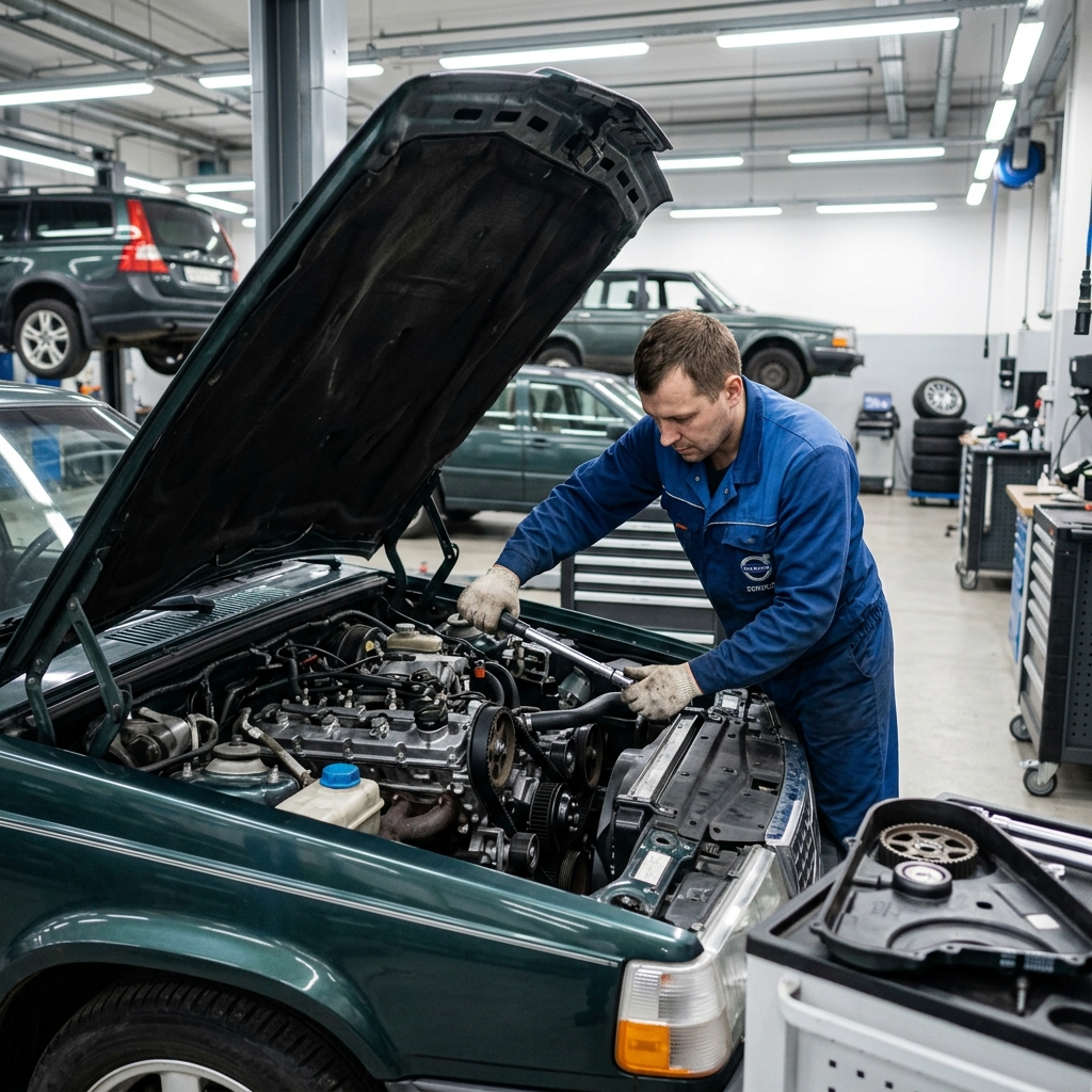 Замена ГРМ Volvo 940