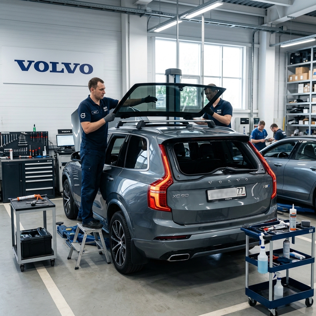 Замена люка на Volvo