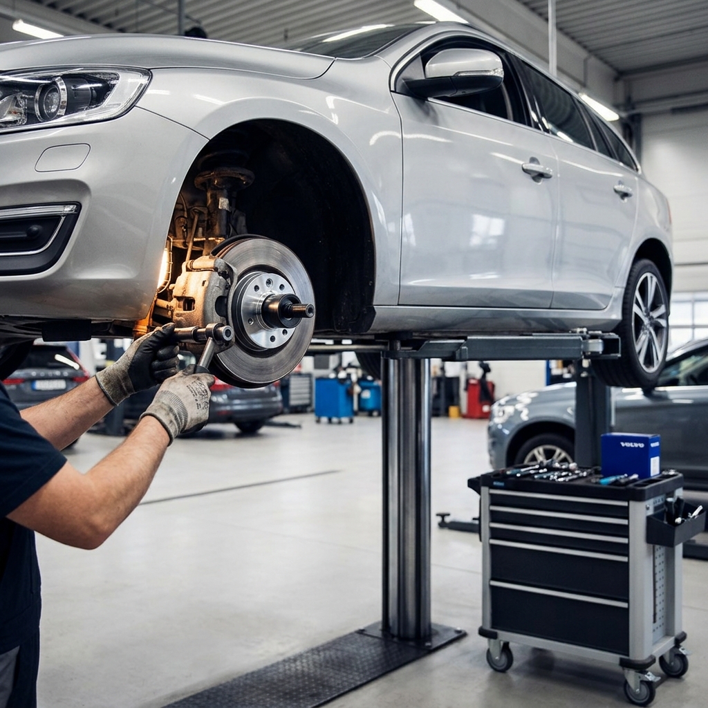Замена подшипника на Volvo